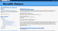 Desktop Screenshot of meredithmatters.blogspot.com