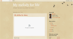 Desktop Screenshot of melodyoflive.blogspot.com