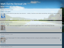 Tablet Screenshot of mark-out-the-sensual-life.blogspot.com