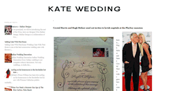 Desktop Screenshot of kate-wedding.blogspot.com