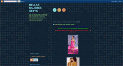 Desktop Screenshot of mujersexys.blogspot.com