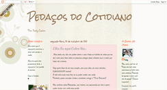 Desktop Screenshot of pedacosdomeucotidiano.blogspot.com