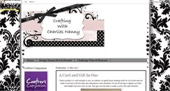 Desktop Screenshot of handcraftedbycharliesnanny.blogspot.com