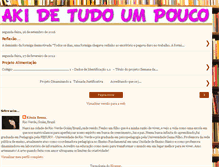 Tablet Screenshot of akidetudoumpouco.blogspot.com