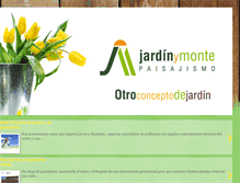 Tablet Screenshot of jardinymonte.blogspot.com