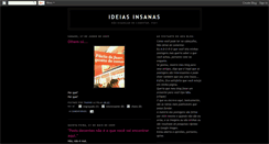 Desktop Screenshot of minhasideiasinsanas.blogspot.com
