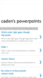 Mobile Screenshot of cadenspowerpoints.blogspot.com