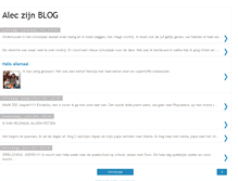 Tablet Screenshot of aleczijnblog.blogspot.com