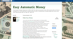 Desktop Screenshot of easyautomaticmoney.blogspot.com