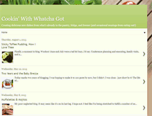 Tablet Screenshot of cookinwithwhatchagot.blogspot.com