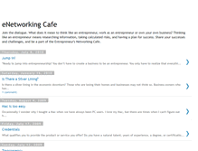 Tablet Screenshot of enetworkingcafe.blogspot.com