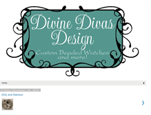 Tablet Screenshot of divinedivasdesign.blogspot.com