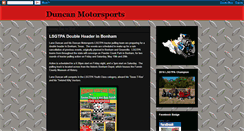 Desktop Screenshot of duncanmotorsports.blogspot.com