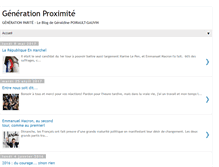 Tablet Screenshot of generationproximite.blogspot.com