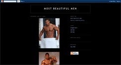 Desktop Screenshot of mostbeautifulmen.blogspot.com