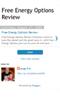 Mobile Screenshot of free-energy-options.blogspot.com