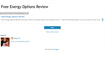 Tablet Screenshot of free-energy-options.blogspot.com