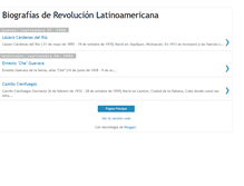 Tablet Screenshot of biografiaslatinoamericaenaccion.blogspot.com