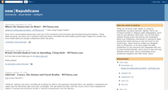 Desktop Screenshot of newrepublicans.blogspot.com
