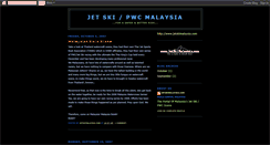 Desktop Screenshot of jetskimalaysia.blogspot.com