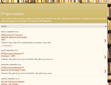 Tablet Screenshot of prepa-tunisie.blogspot.com