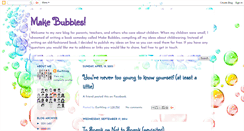 Desktop Screenshot of makebubbles-earthling.blogspot.com