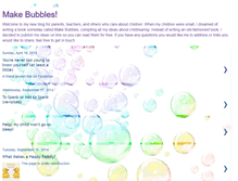 Tablet Screenshot of makebubbles-earthling.blogspot.com