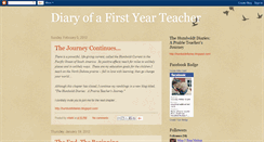 Desktop Screenshot of diaryofafirstyearteacher-vldahl.blogspot.com