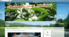 Desktop Screenshot of cocinandoentrenaranjos.blogspot.com