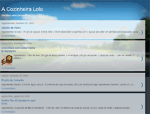 Tablet Screenshot of cozinheiralola.blogspot.com