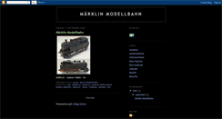 Desktop Screenshot of marklin-modellbahn.blogspot.com