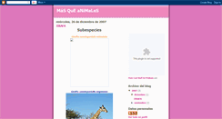 Desktop Screenshot of masqueanimales.blogspot.com