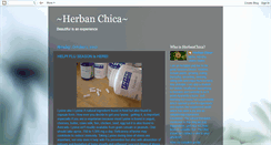 Desktop Screenshot of herbanchica.blogspot.com