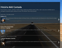 Tablet Screenshot of historiamaucontada.blogspot.com