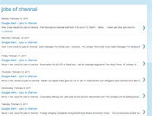 Tablet Screenshot of jobsofchennai.blogspot.com