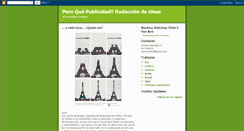 Desktop Screenshot of peroquepublicidad.blogspot.com