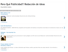 Tablet Screenshot of peroquepublicidad.blogspot.com