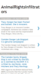 Mobile Screenshot of animalrightsinfiltrators.blogspot.com