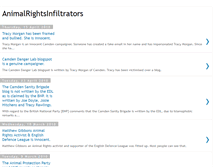 Tablet Screenshot of animalrightsinfiltrators.blogspot.com