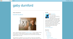 Desktop Screenshot of gabydurnford.blogspot.com