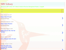 Tablet Screenshot of nrvlibrary.blogspot.com