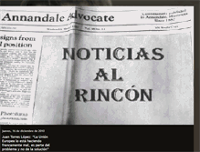Tablet Screenshot of noticiasalrincon.blogspot.com