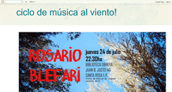 Desktop Screenshot of musicaalviento.blogspot.com