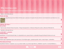 Tablet Screenshot of misrecetaspuntocom.blogspot.com