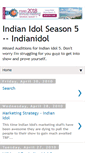 Mobile Screenshot of indianidolwildcard.blogspot.com