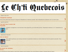 Tablet Screenshot of chtiquebecois.blogspot.com