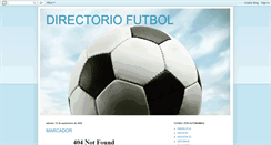 Desktop Screenshot of directoriofutbol.blogspot.com