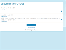 Tablet Screenshot of directoriofutbol.blogspot.com