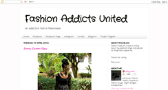 Desktop Screenshot of fashionaddictsunited.blogspot.com