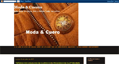 Desktop Screenshot of confeccionesencueros.blogspot.com